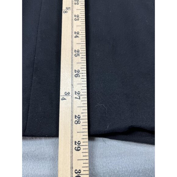 Lauren Ralph Lauren Blazer Womens 8 Black Wool Lined Double Breasted Made in USA - Picture 9 of 11